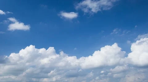 Cumulus Clouds time lapse Stockbeeldmateriaal 50139624