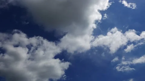 Cumulus Clouds Time Lapse Stock Footage 55259222