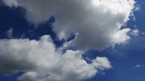 Cumulus Clouds Time Lapse Stock Footage 55260186