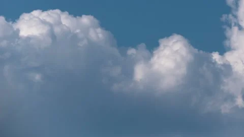 Cumulus clouds time lapse.Cumulonimbus Cloud Moving Timelapse Video stock 186977543