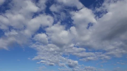 Cumulus Clouds Timelapse 12 Stock Footage 47784027