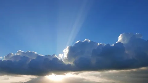 Cumulus Clouds Timelapse 8 (Near Sunset) 스톡 동영상 49667136