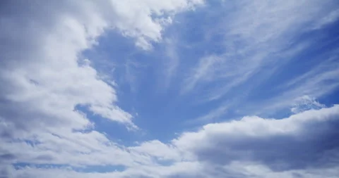 Cumulus Clouds Timelapse against Blue Sky Video stock 308419101
