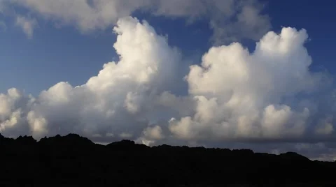 Cumulus clouds timelapse Video stock 47857858