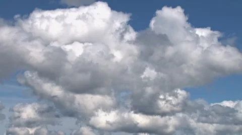 Cumulus Evolving Stock Footage