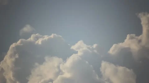 Cumulus inflate Stock Footage 20497980