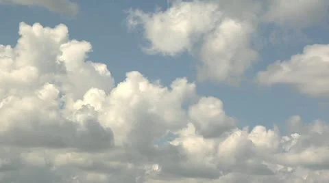 Cumulus Nimbus clouds building into thunderstorms Stock Footage 10829571