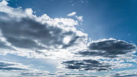 Cumulus Sky Theater Stock Footage 270713620