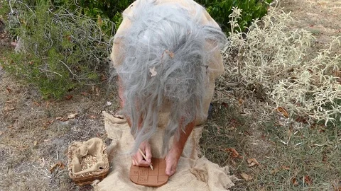 Cuneiform Neolithic art Stock Footage 97576476