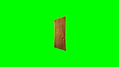 Cuneiform tablet green screen Stock Footage 97575925