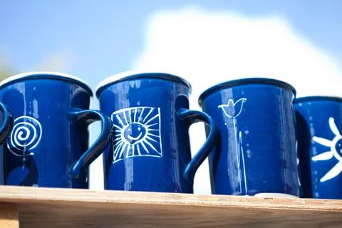 Cup against the sky Foto stock