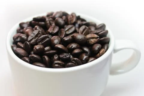 Cup and caffee Stock Photos