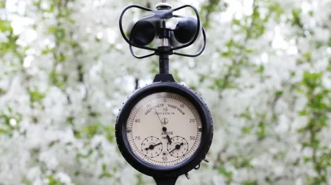 The Cup Anemometer 4 Video stock 58894989