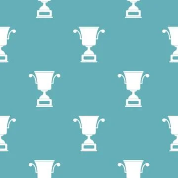 Cup award pattern vector seamless Illustrazione stock