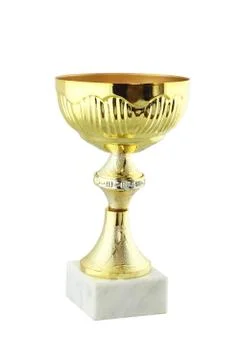 Cup award for the winner Stock Photos