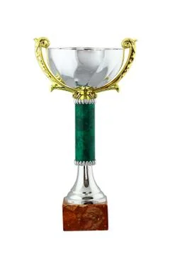 Cup award for the winner Stock Photos