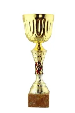Cup award for the winner Stock Photos