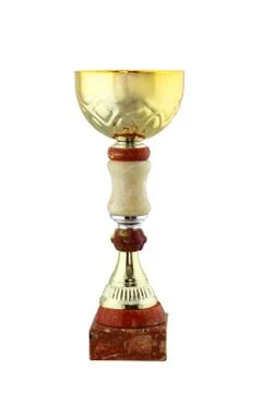 Cup award for the winner Stock Photos
