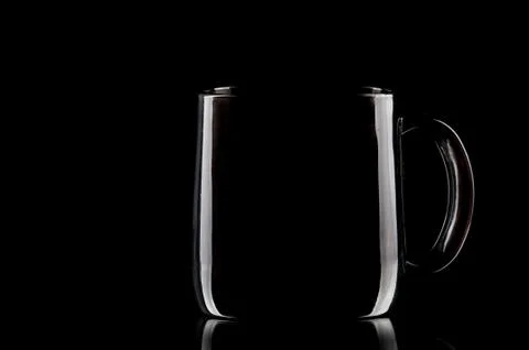 Cup on the black background Stock Photos