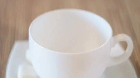 Cup Of Black Coffee Stock Footage 1087438