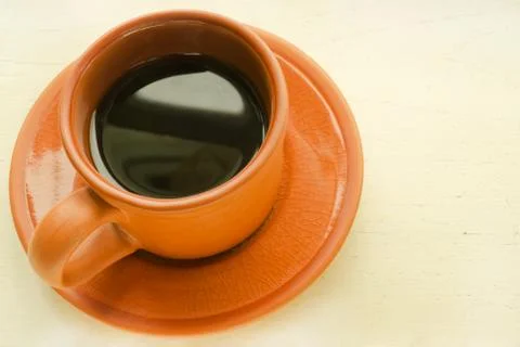 Cup of black coffee Foto stock