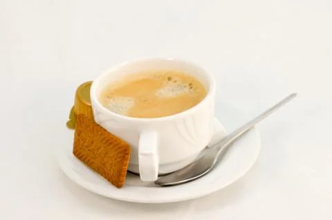 Cup of black coffee with Stock Photos