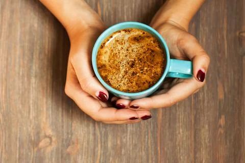 A cup of black coffee Stock Photos