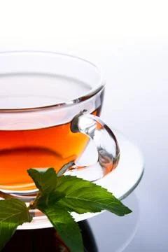 Cup of black tea Foto stock