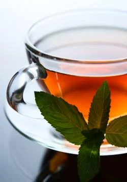 Cup of black tea Stock Photos