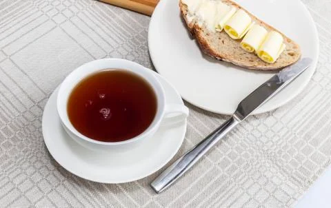 Cup of black tea Stock Photos