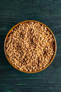 Cup of buckwheat Stock Photos