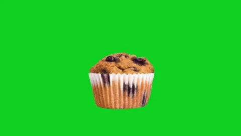 Cup cake animation on green screen 库存影片 333150982