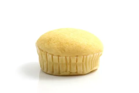 Cup Cake isolated in white background Stock Photos