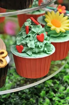 Cup cake Stock Photos