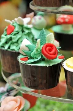 Cup cake Stock Photos