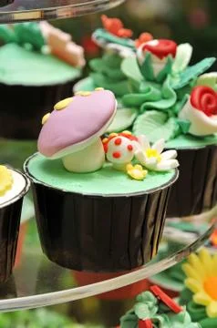 Cup cake Stock Photos