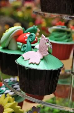 Cup cake Stock Photos