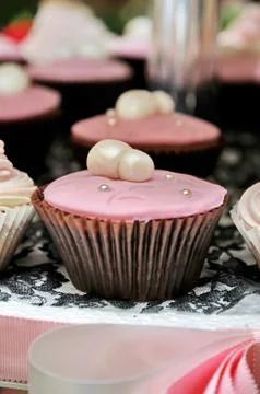 Cup cake Stock Photos