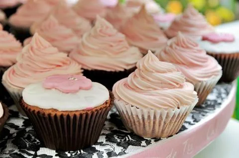Cup cake Stock Photos