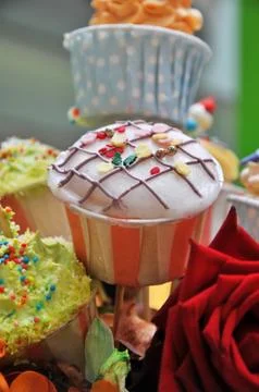 Cup cake Stock Photos