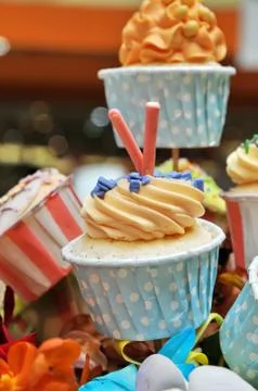 Cup cake Stock Photos