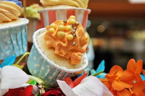 Cup cake Stock Photos