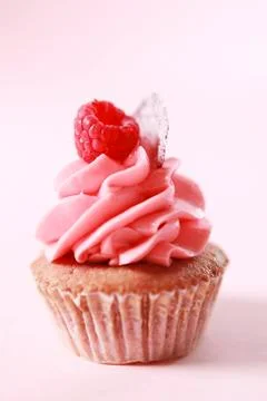 Cup cake - Raspberry flavor Stock Photos