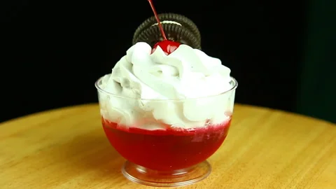 Cup cake on the table , in studio   Chiangmai  Thailand        Stock-Footage 138969931