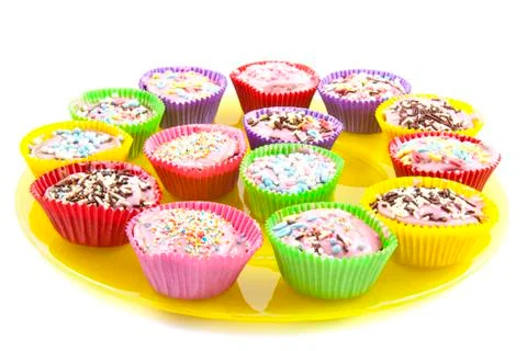 Cup cake treat Stock Photos