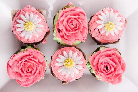 Cup cakes Stock Photos