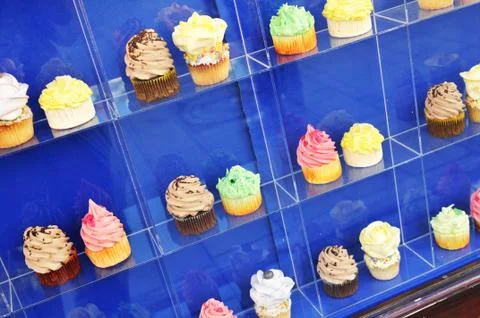 Cup cakes Foto stock
