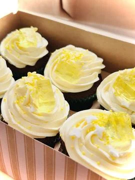 Cup cakes Stock Photos