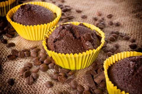 Cup cakes time Stock Photos