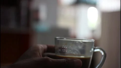 A cup of cappuccino coffee Stock Footage 241758485